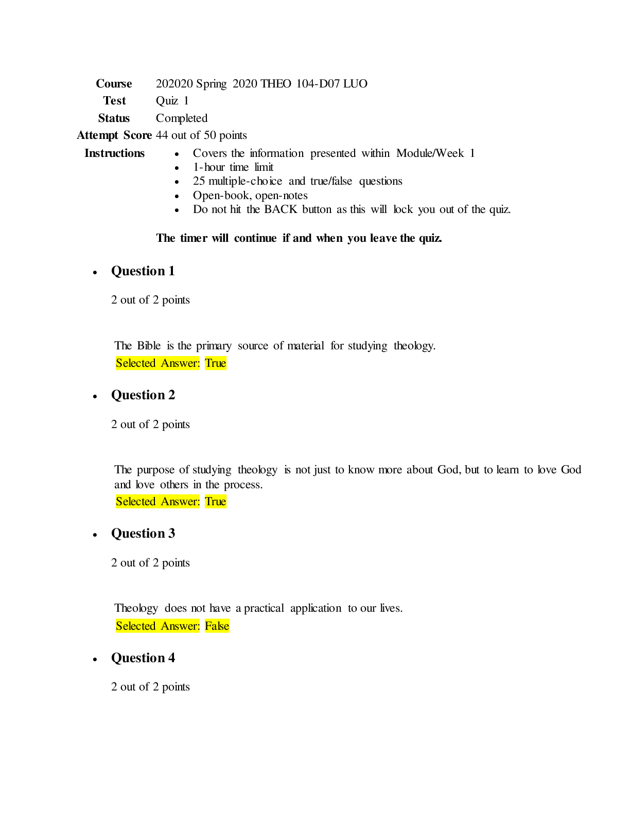 Preview image for 202020 Spring 2020 THEO 104-D07 LUO